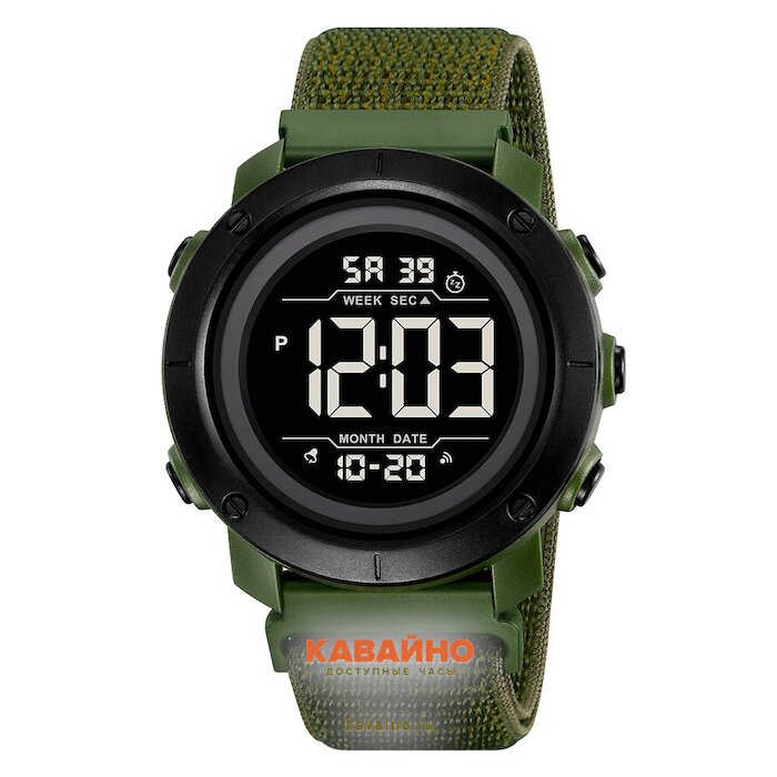 Skmei 2497NAGBK army green/black-nylon купить в часовом интернет-магазине
