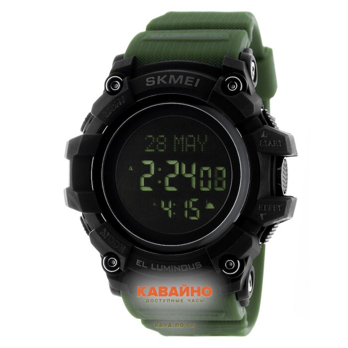 Skmei 1680AGBK army green/black (фото 2)