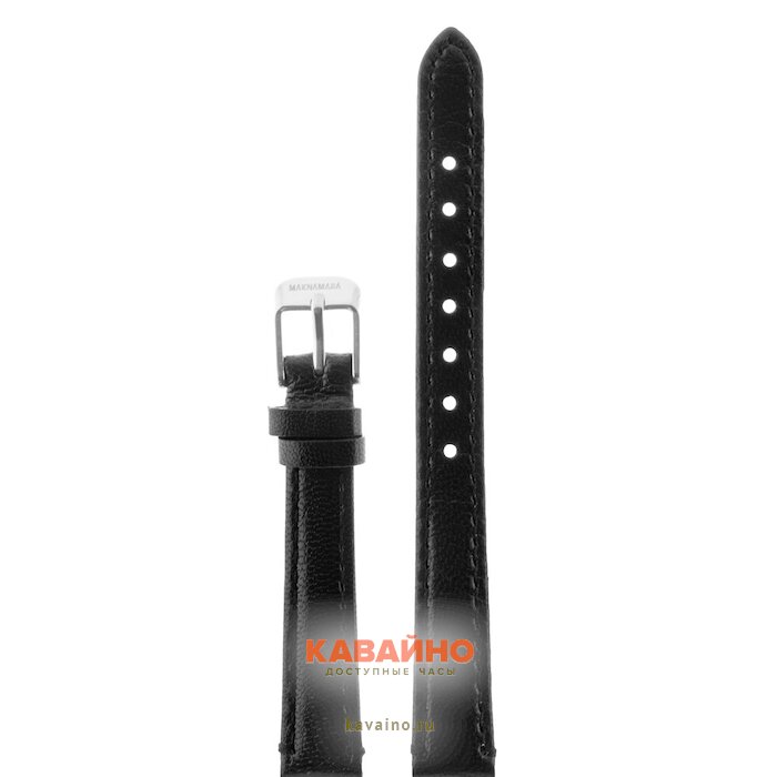 MAKNAMARA 12 мм чер гладкий сер заст MP-12015 купить в часовом интернет-магазине