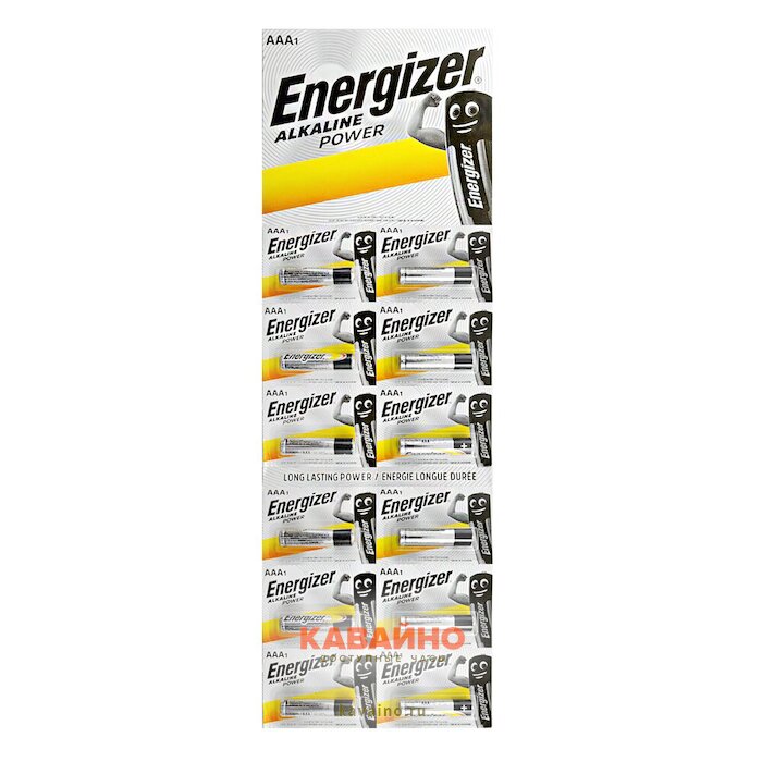 ENERGIZER LR03, тип AAA, ALKALINE 12BL купить в часовом интернет-магазине