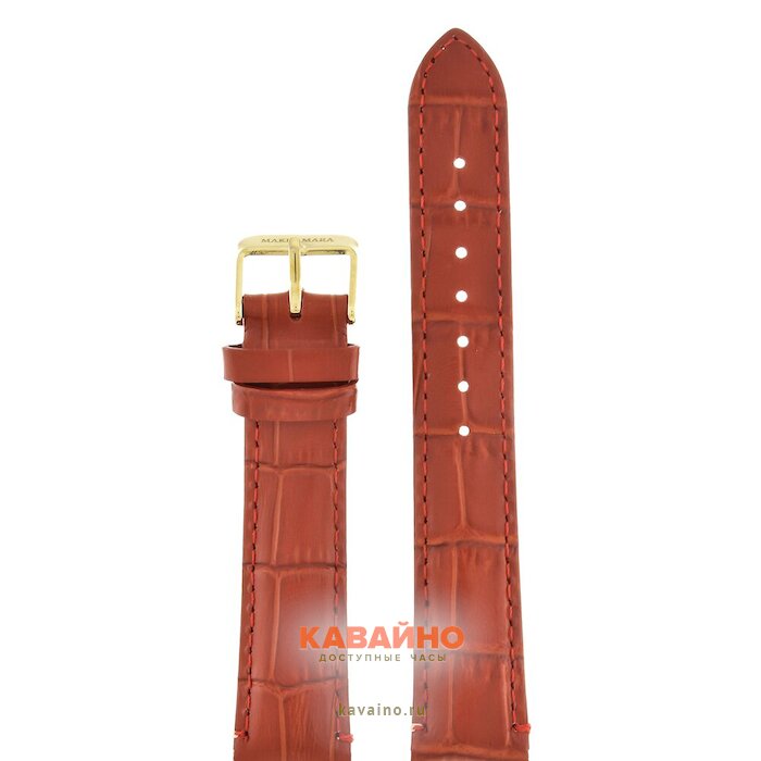 MAKNAMARA 18 мм croco красн зол заст МР-18085 купить в часовом интернет-магазине