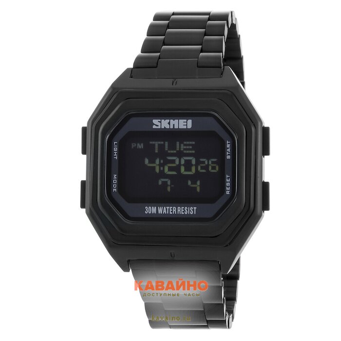 Skmei 1875SBK black steel (фото 2)