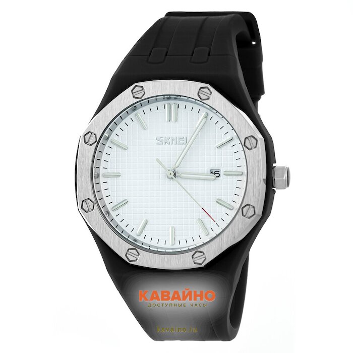 Skmei 9299BKWT black/ white (фото 2)