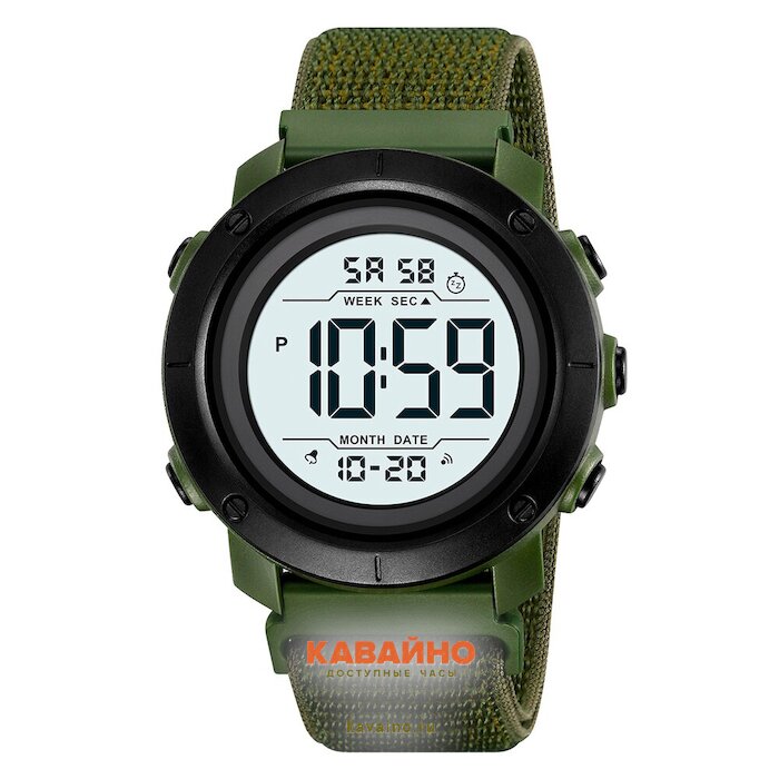 Skmei 2497NAGWT army green/white-nylon купить в часовом интернет-магазине