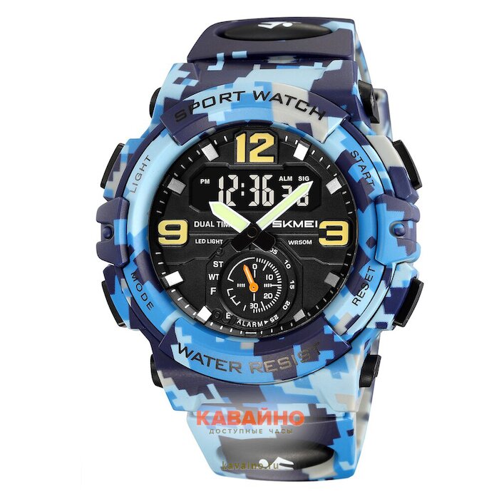 Skmei 2341CMBU blue camo (фото 2)