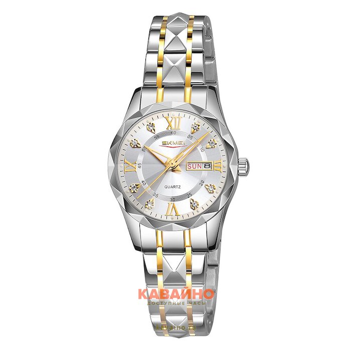 Skmei 9370TGDSI silver/gold/silver купить в часовом интернет-магазине