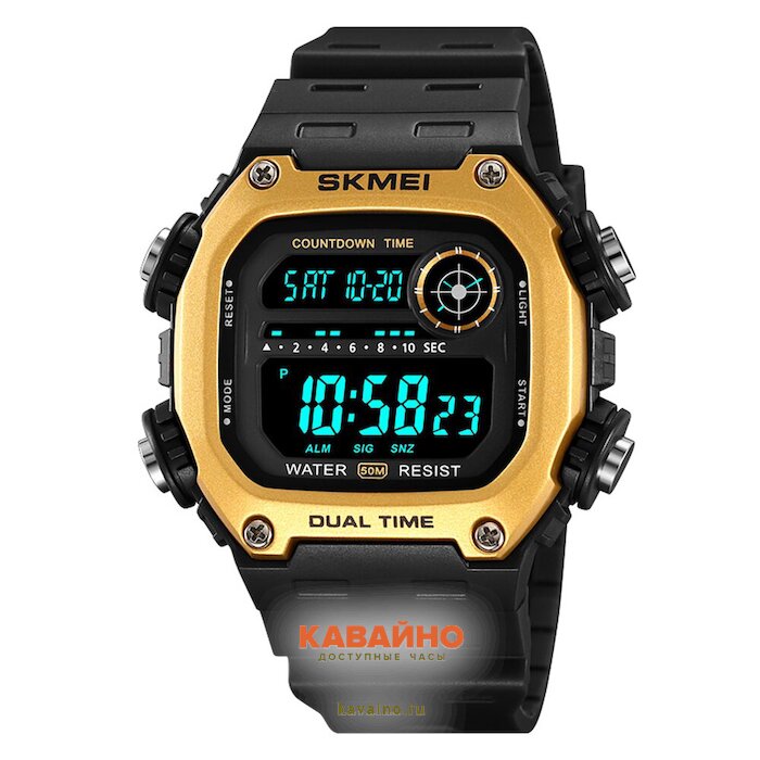 Skmei 2126GDBK gold/black (фото 2)