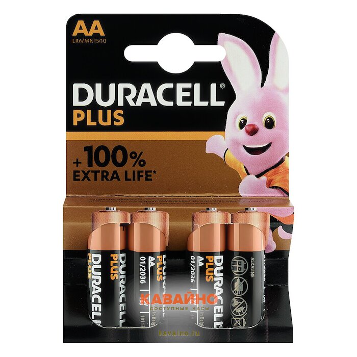 DURACELL LR6 Plus MN1500/4BL (фото 2)