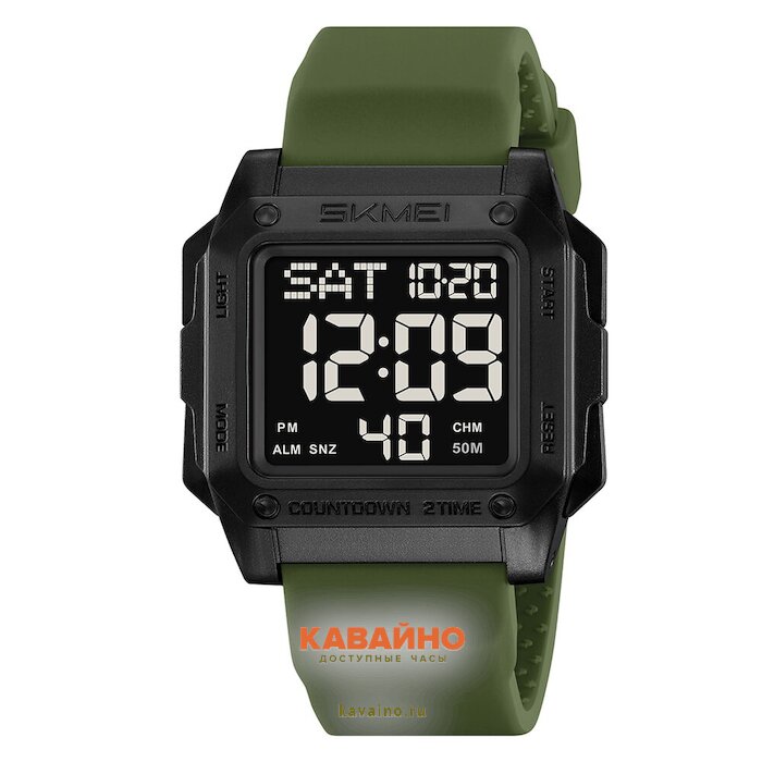 Skmei 2454AG army green купить в часовом интернет-магазине