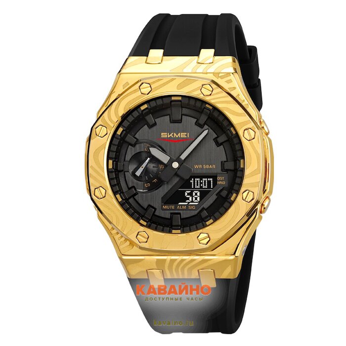 Skmei 2471BKGD black/gold (фото 2)
