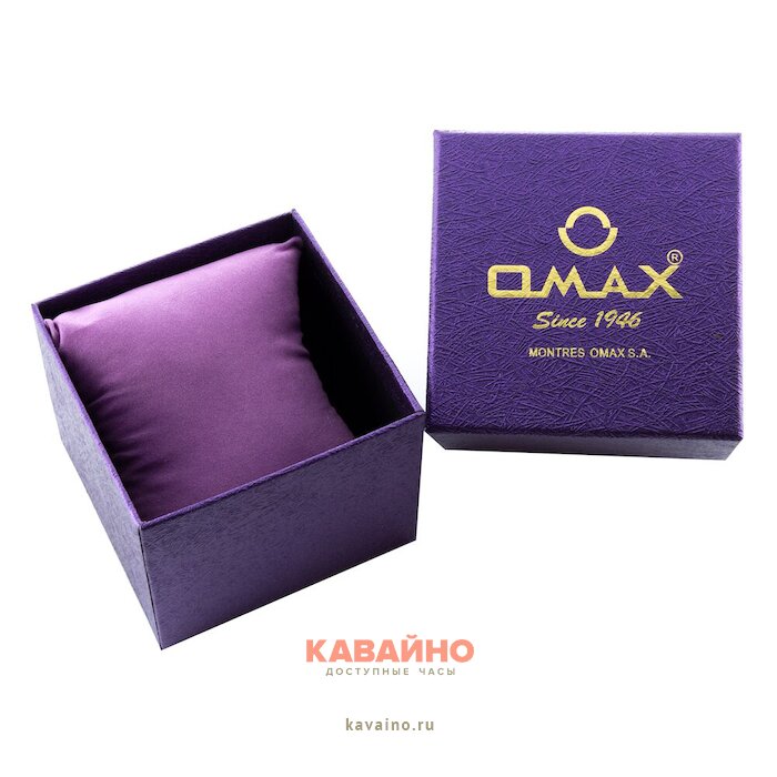 Коробочка для часов Omax маленькая фиолет-2 купить в часовом интернет-магазине