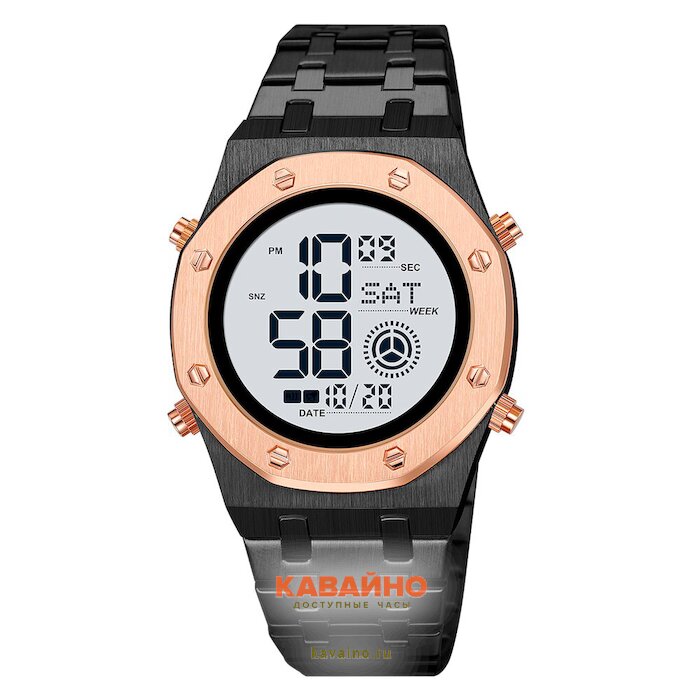 Skmei 2073BKRGWT black/rose gold-white купить в часовом интернет-магазине