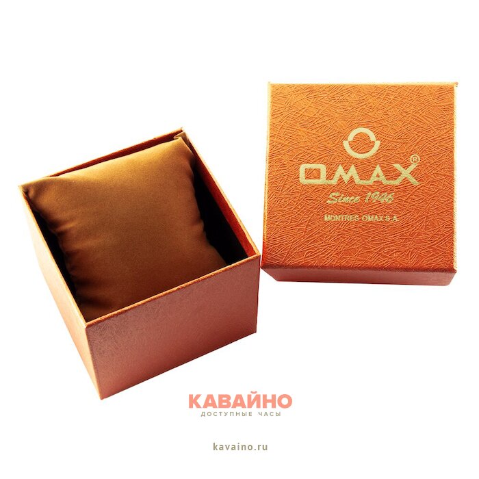 Коробочка для часов Omax маленькая оранж-3 купить в часовом интернет-магазине
