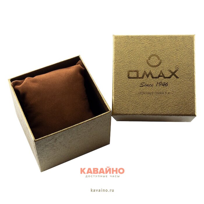 Коробочка для часов Omax маленькая золотая-1 купить в часовом интернет-магазине