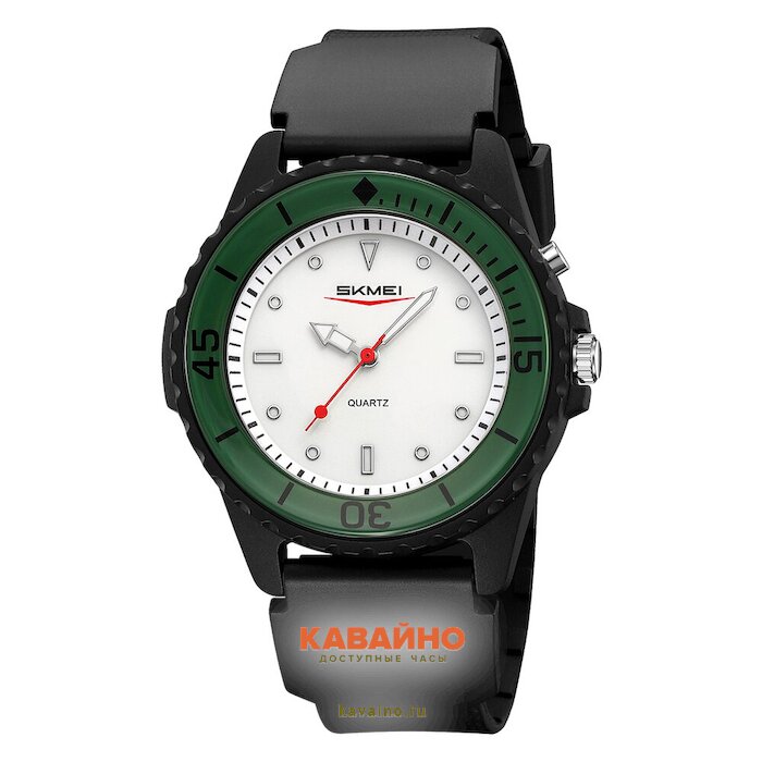 Skmei 2433BKGN black/green-line купить в часовом интернет-магазине