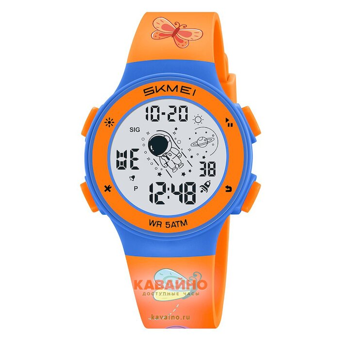 Skmei 2267OGBT orange-butterfly купить в часовом интернет-магазине