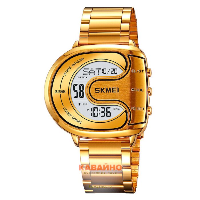 Skmei 2298GDWT gold-white купить в часовом интернет-магазине
