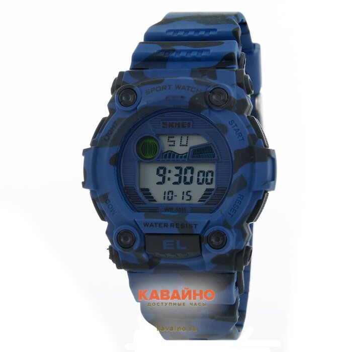 Skmei 1635CMBU blue camouflage (фото 2)