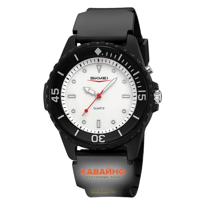 Skmei 2433BKWT black/white-line купить в часовом интернет-магазине
