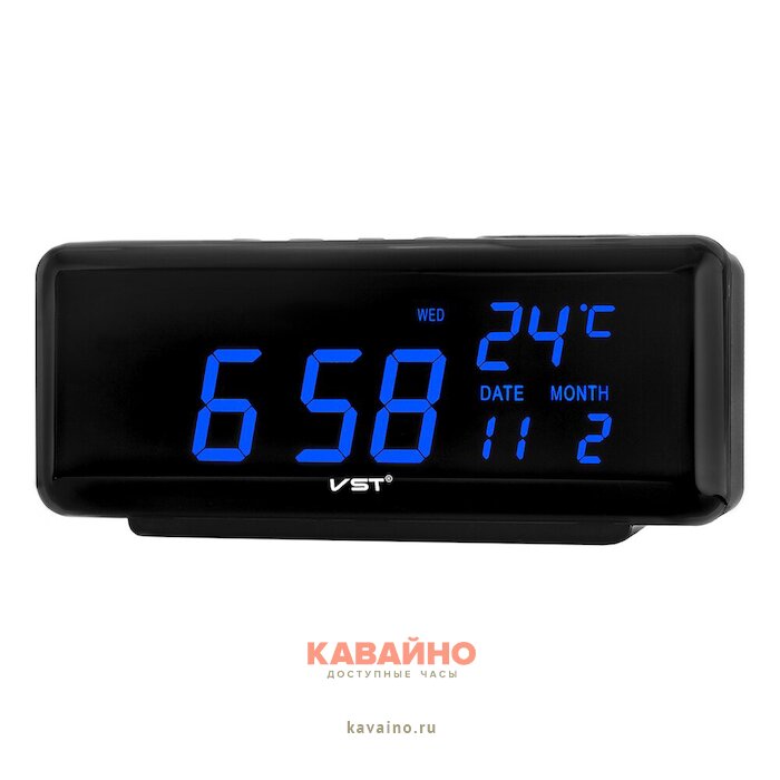 VST762W-5 220В син.циф(дата,темп.)+USB каб (без адап) купить в часовом интернет-магазине