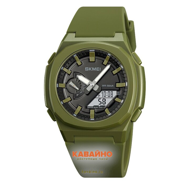 Skmei 2091AGWT army/green-white (фото 2)