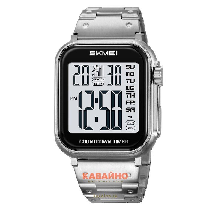 Skmei 2447SIWT silver /white (фото 2)