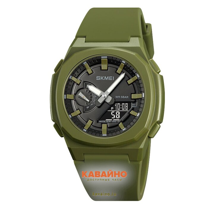 Skmei 2091AGBK army/green-black (фото 2)