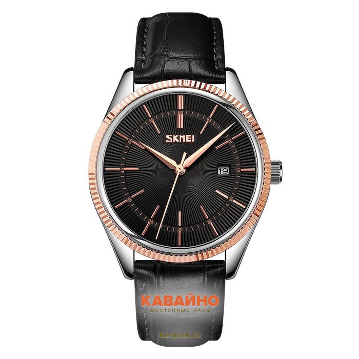Skmei 9298TRGBK silver/rose gold-black (фото 2)