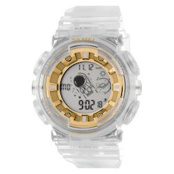 Skmei 2035WTGD transparent white/gold