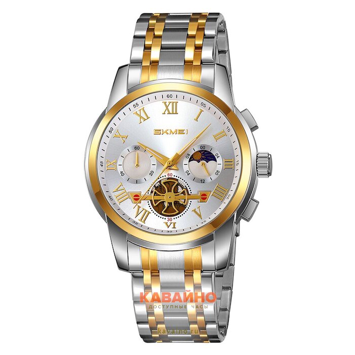 Skmei 9394TGDSI silver/gold-silver купить в часовом интернет-магазине
