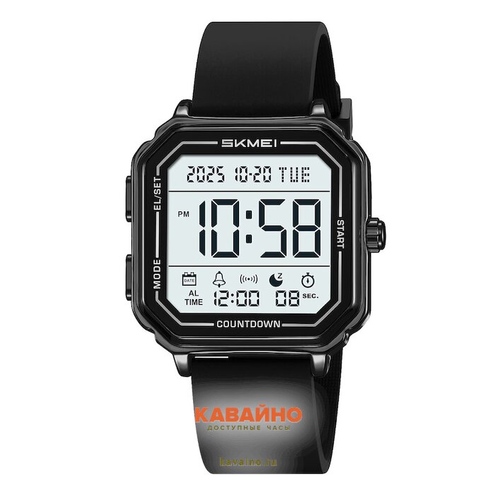 Skmei 2559PBK black(silica gel strap) купить в часовом интернет-магазине