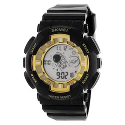 Skmei 2035BKGDWT black/gold-white