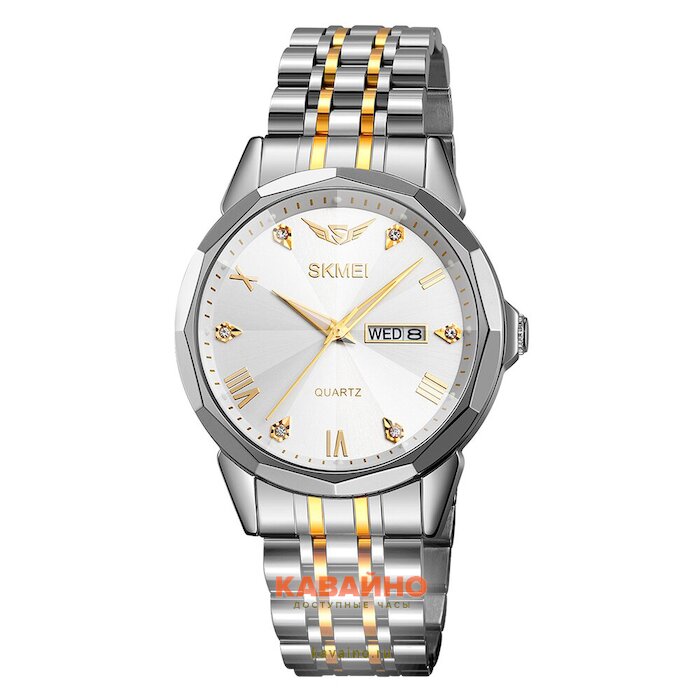 Skmei 2291TGDSI silver/gold/silver (фото 2)