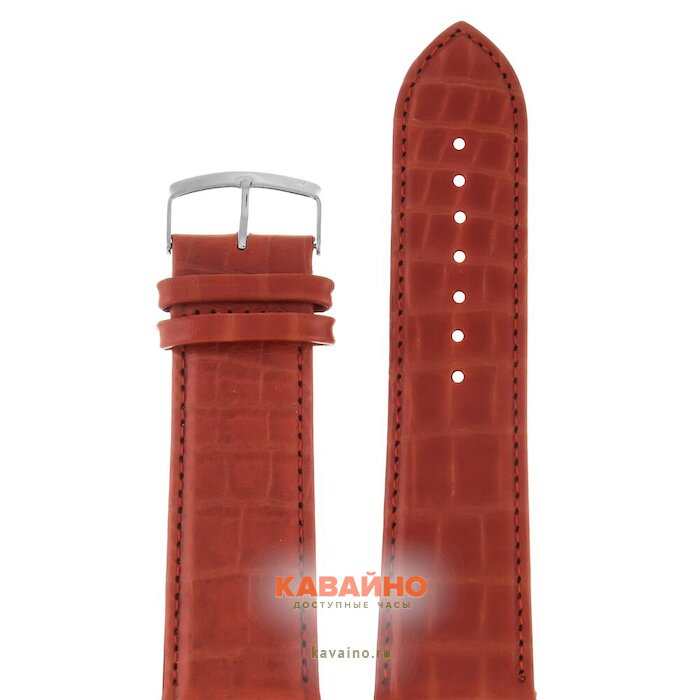 Modeno 26 мм крас croco с серебряной застёжкой K006 купить в часовом интернет-магазине