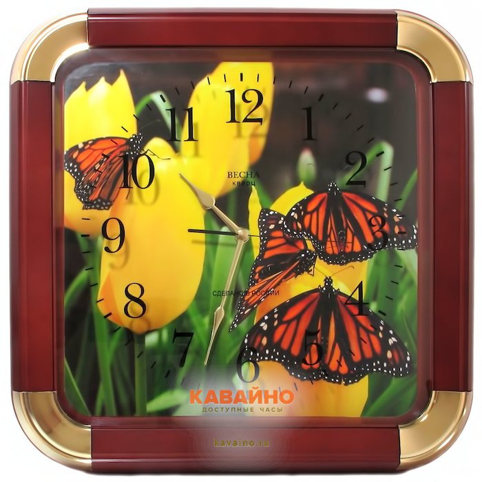 Весна СЧК-93-02 бабочки купить в часовом интернет-магазине