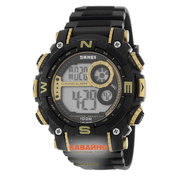 Skmei 1887BKGD black/gold (фото 2)