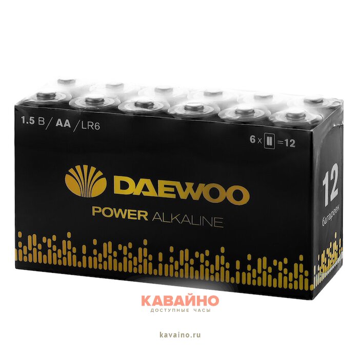 DAEWOO LR6 /12BOX Power Alkaline купить в часовом интернет-магазине