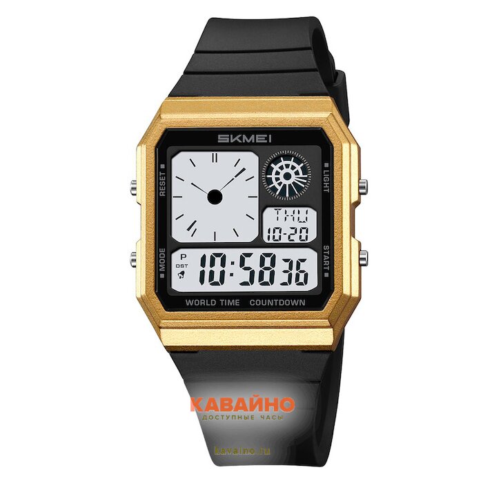 Skmei 2347GDBK gold/black (фото 2)