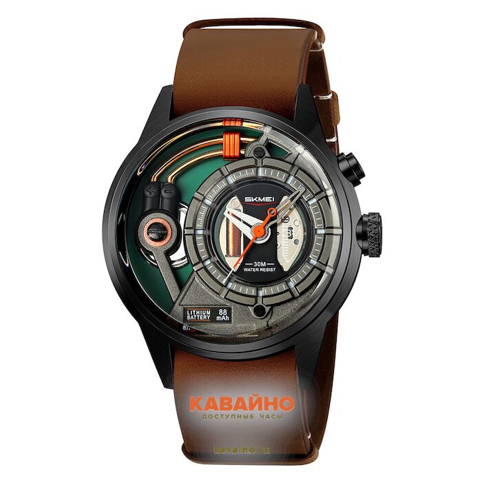 Skmei 2333BKBN black/brown купить в часовом интернет-магазине